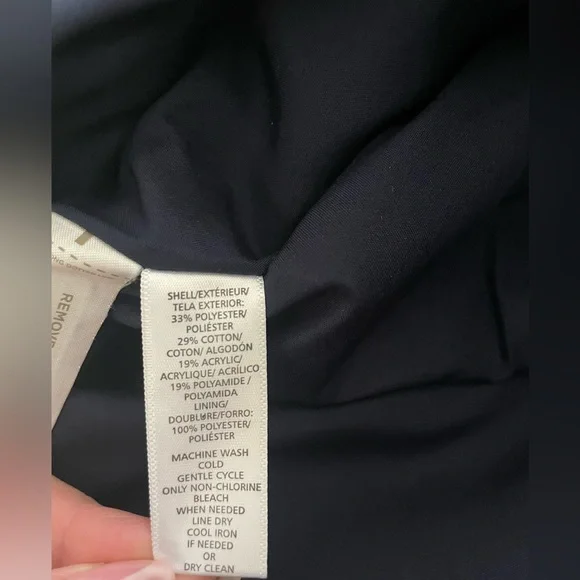 Loft Floral Blue and Orange Women's Skirt - Picture 4 of 4